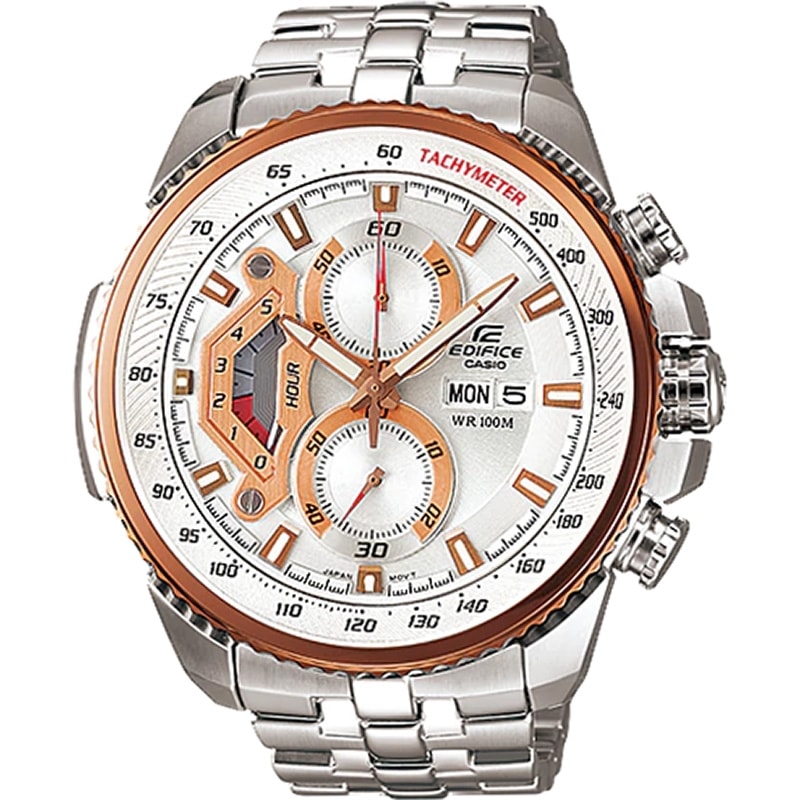 edifice casio wr100m prata