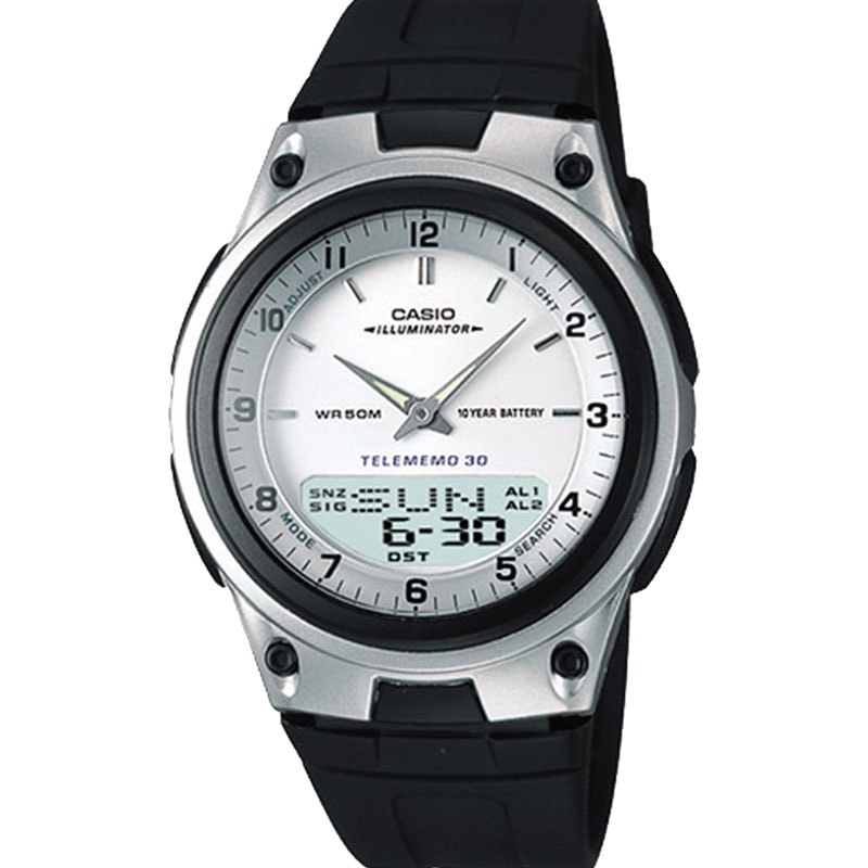 Relógio Casio Telememo Masculino AW-80-7AVDF - My Time