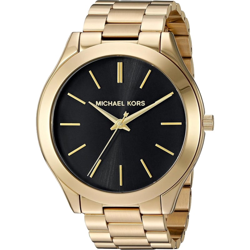 Relogio michael kors feminino preto e dourado Clearance