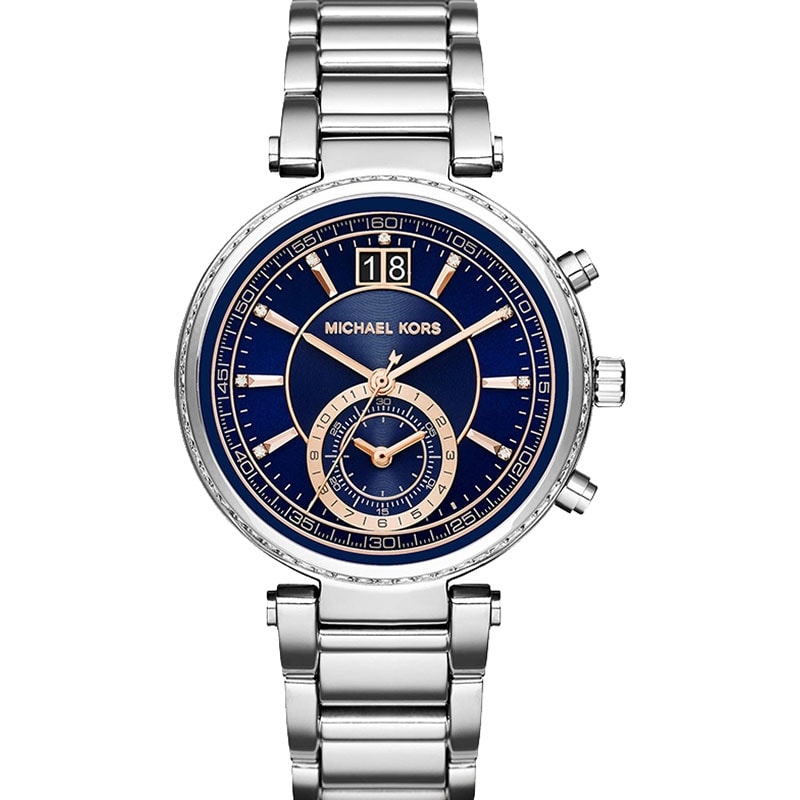 relogio michael kors azul feminino