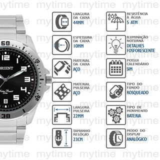 Relógio Orient Masculino MBSS1155A P2SX