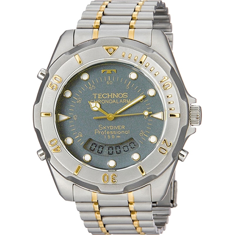 Relógio technos skydiver masculino Clearance